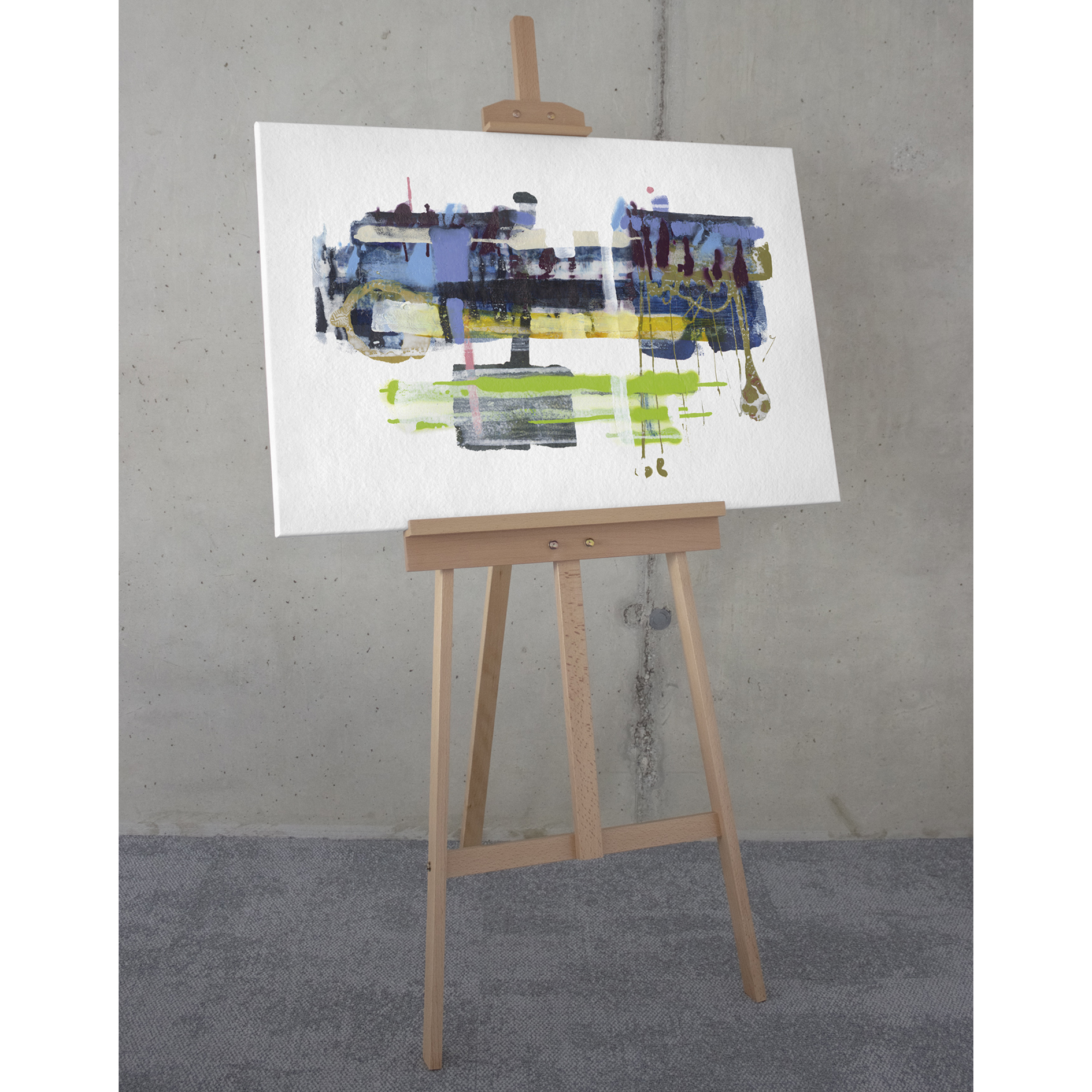 Keilrahmenbild FLYING CAR - 60x90 cm