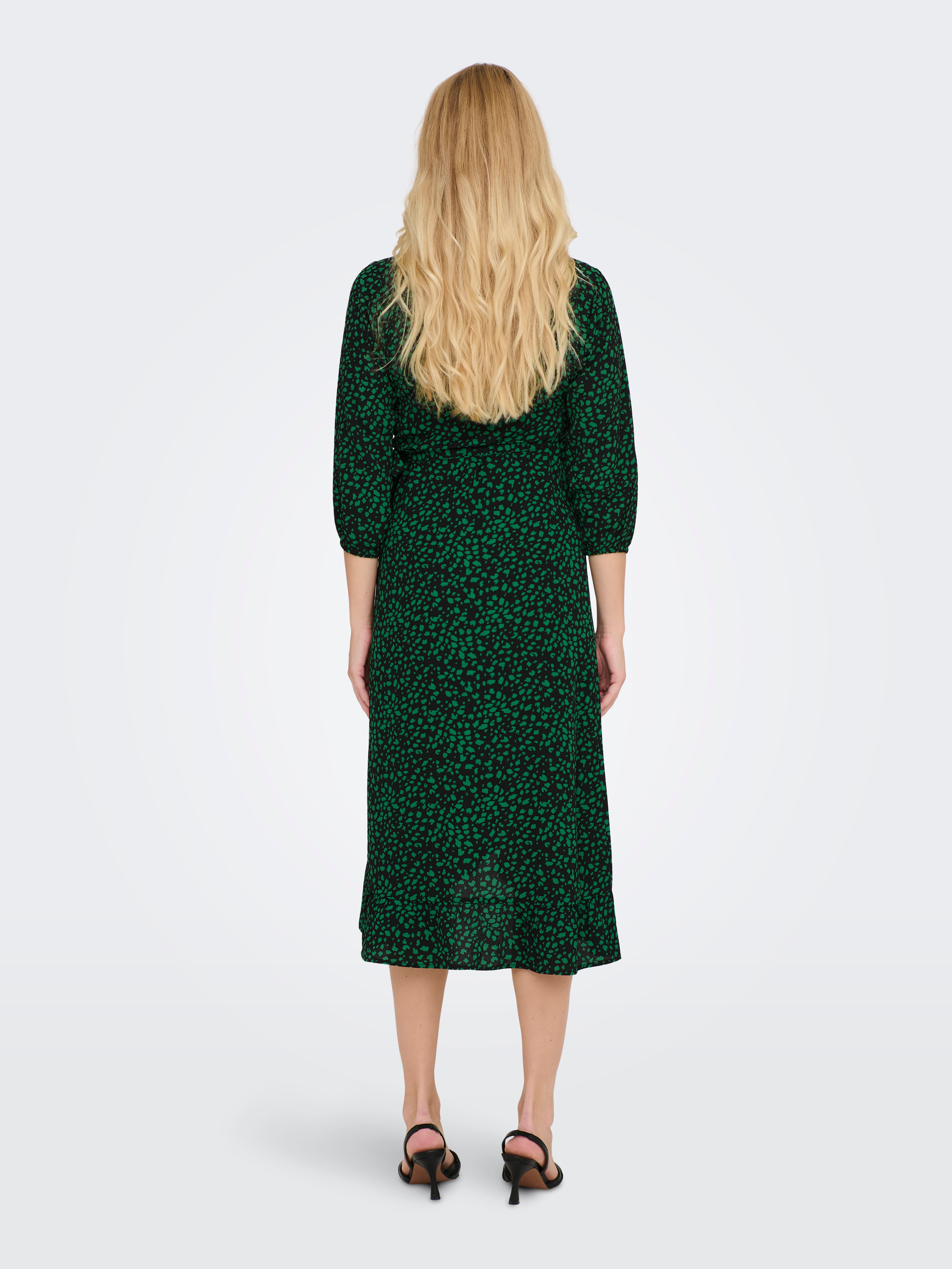 OLMLUXLEA Langes Kleid Black