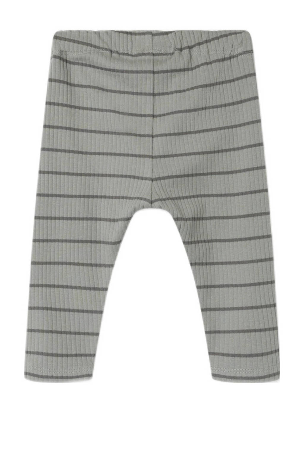 LIL' ATELIER baby gestreepte broek NBMKAIL grijs
