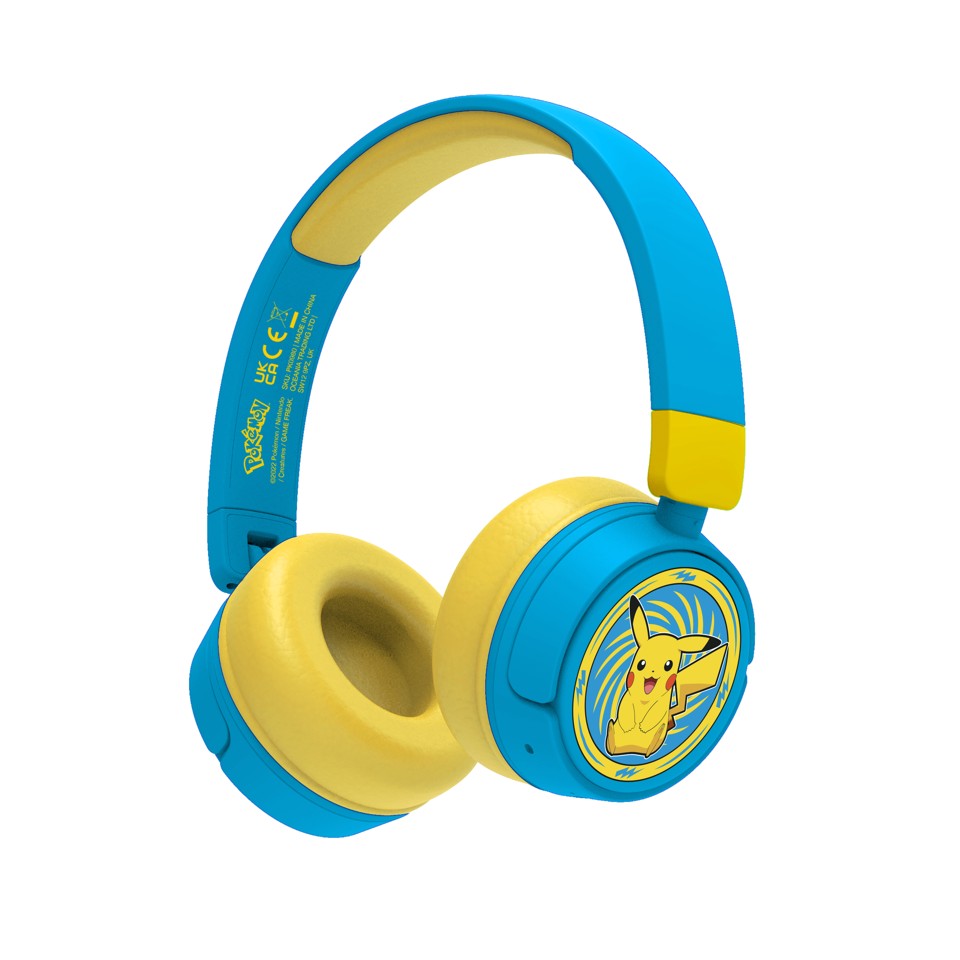 OTL - Bluetooth Hovedtelefoner m/Voksen Kontrol - Pokemon Pikachu