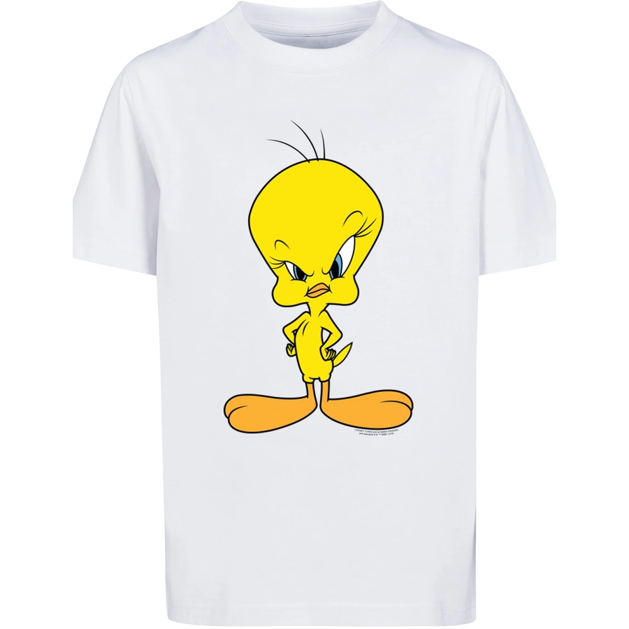 F4NT4STIC T-Shirt Looney Tunes Angry Tweety weiß
