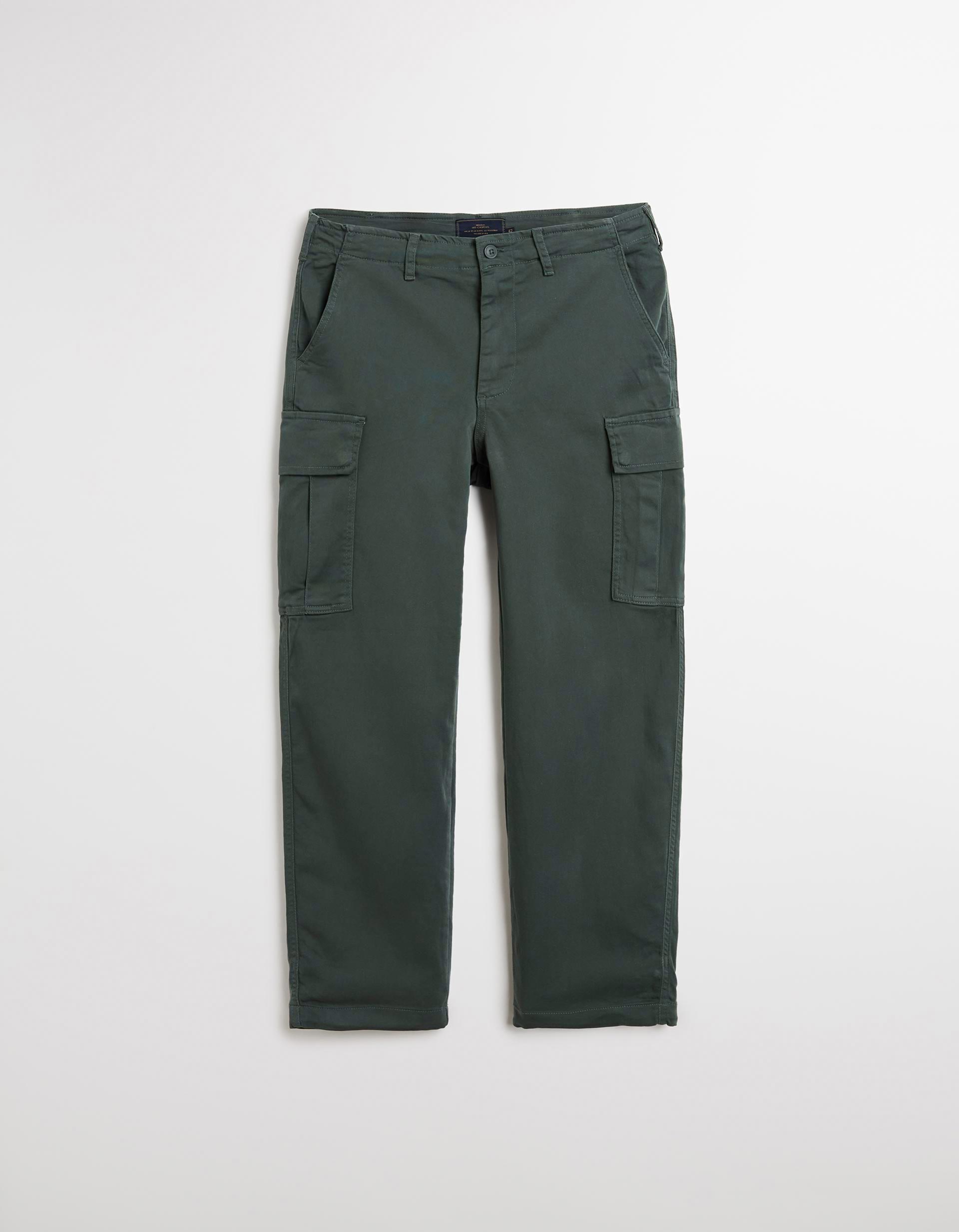 Calças Cargo, Homem, Verde