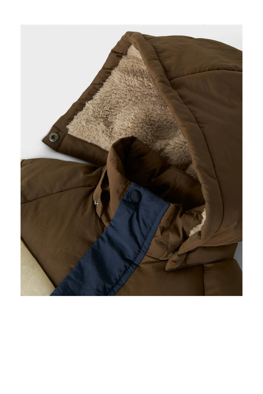 NAME IT MINI gewatteerde jas donkerblauw