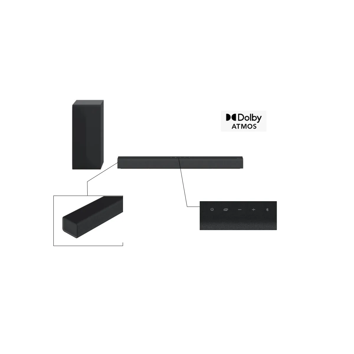 LG S60Q - Noir