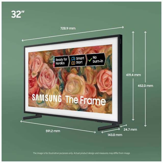 Samsung 32” LS03B The Frame Full HD QLED Smart TV (2023)