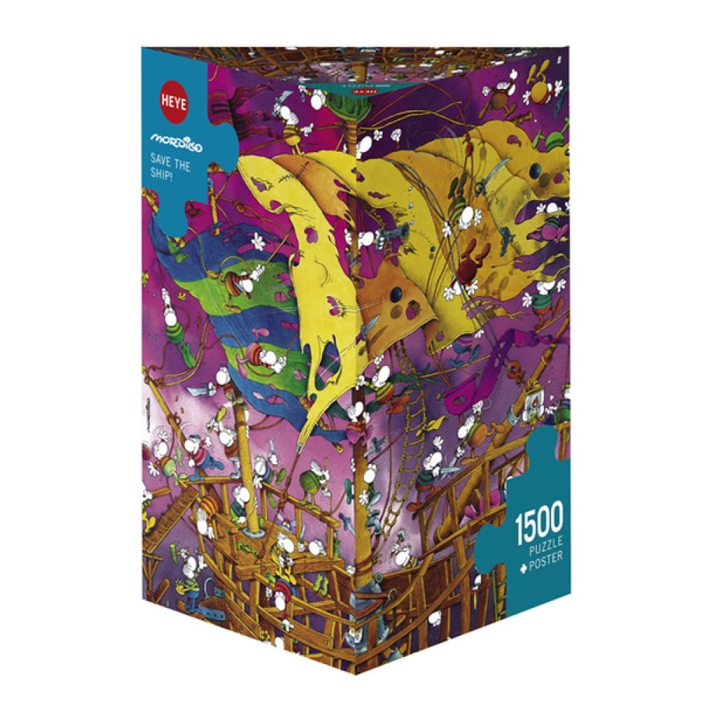 Puzzle - Save the Ship de Guillermo Mordillo – 1500 Pièces