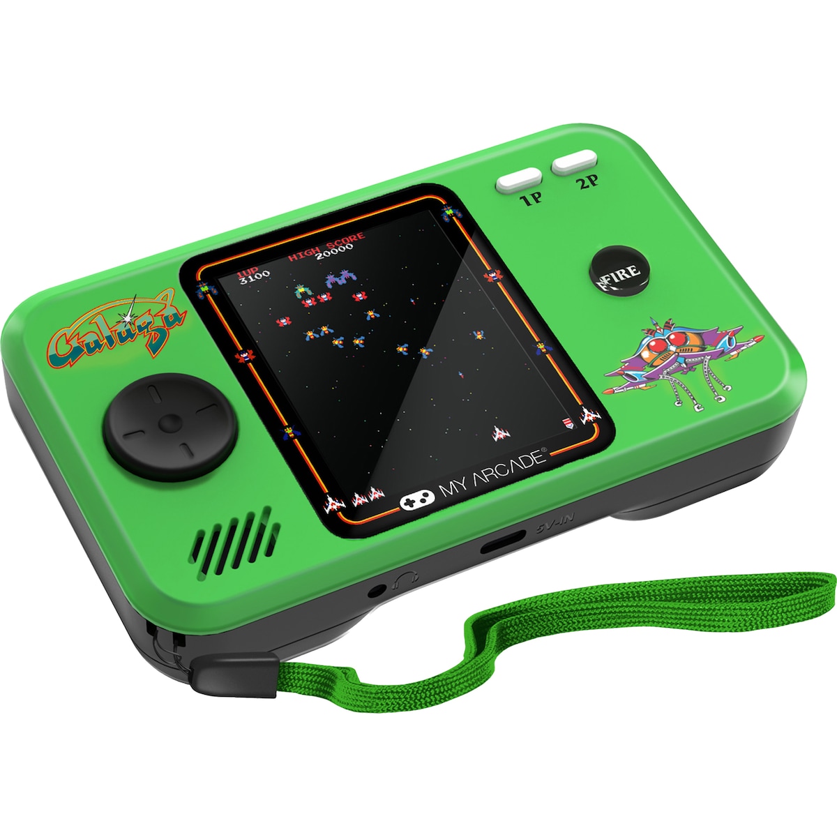My Arcade Pocket Player Pro Galaga håndholdt konsoll
