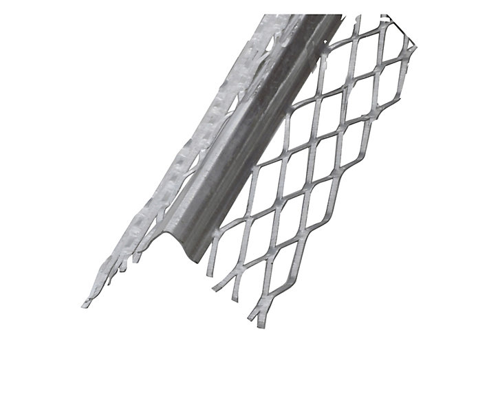 Cornière plâtrière acier galvanisé 32 x 32 mm, 2 m