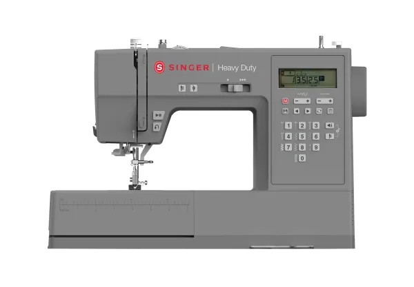 SINGER HD6705C, Grå, Semi-automatisk symaskine, Syning, LED, Knapper, Elektrisk