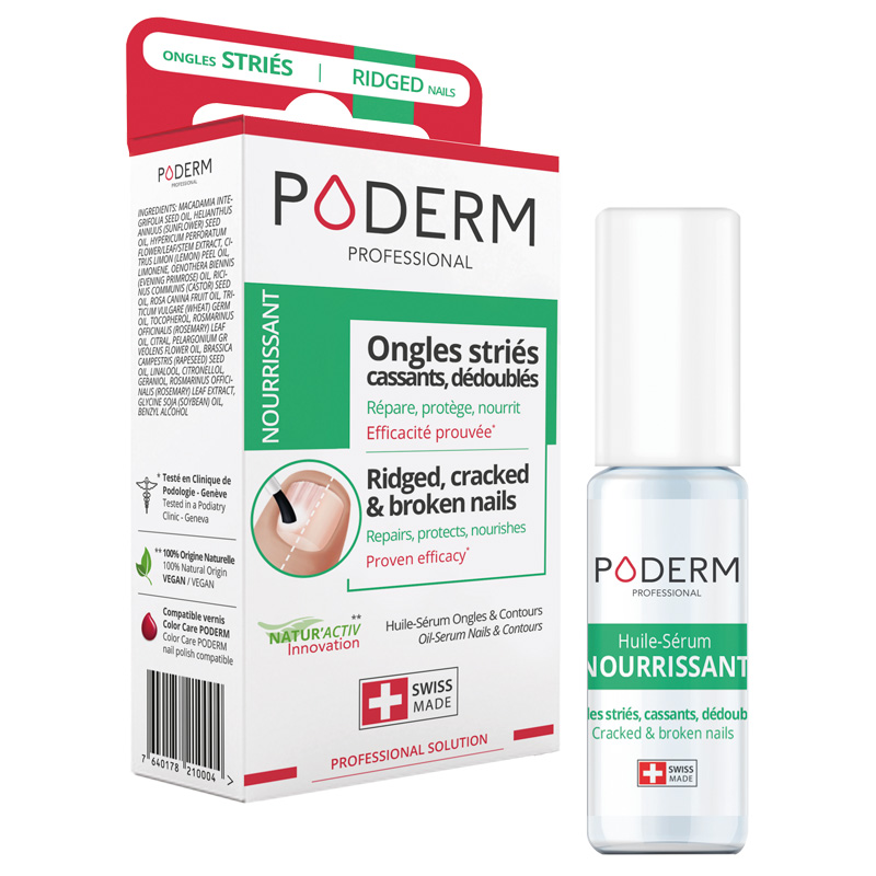 PODERM Huile Sérum Ongles Nourrissante Fl 8 ml