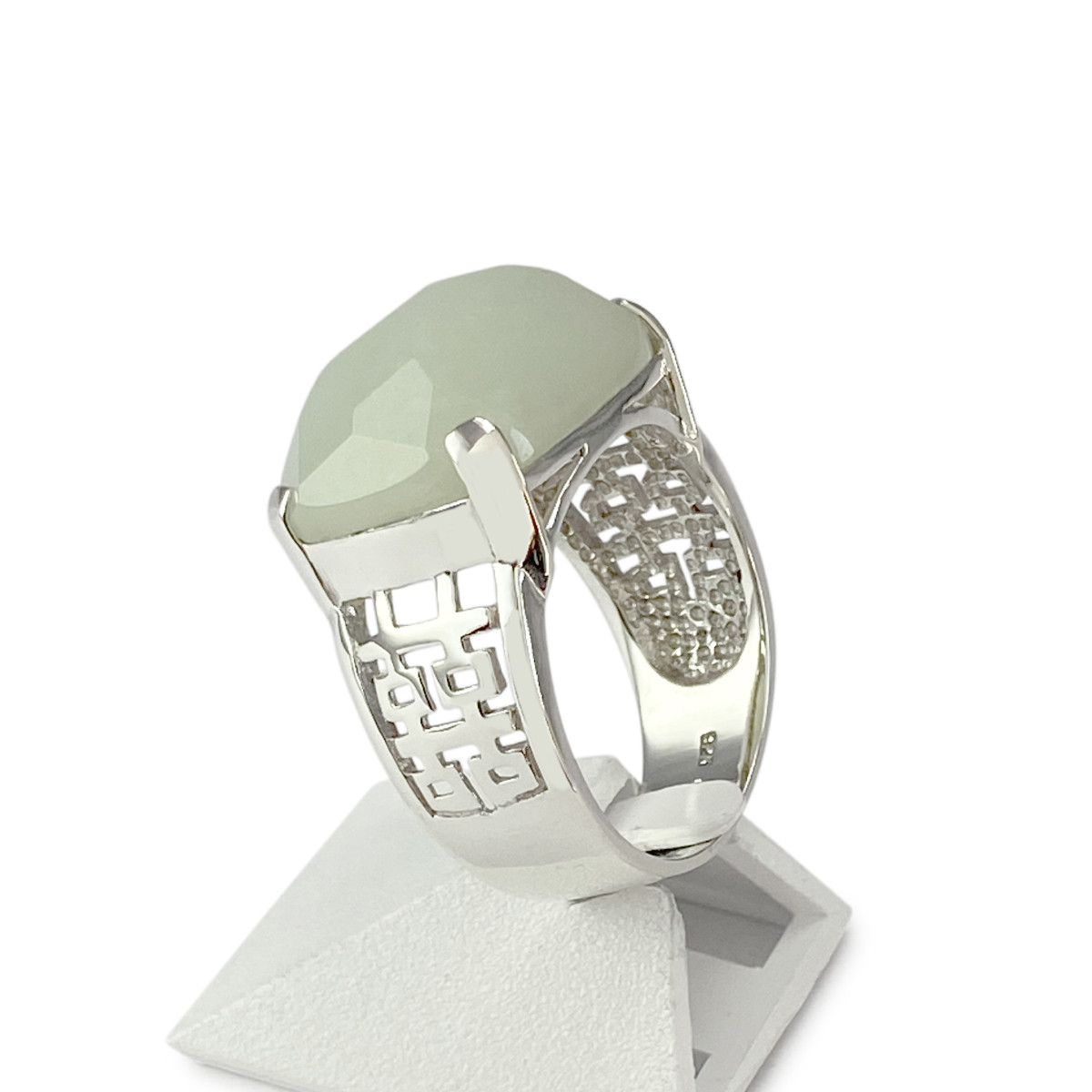 Bague d'occasion argent 925 jade