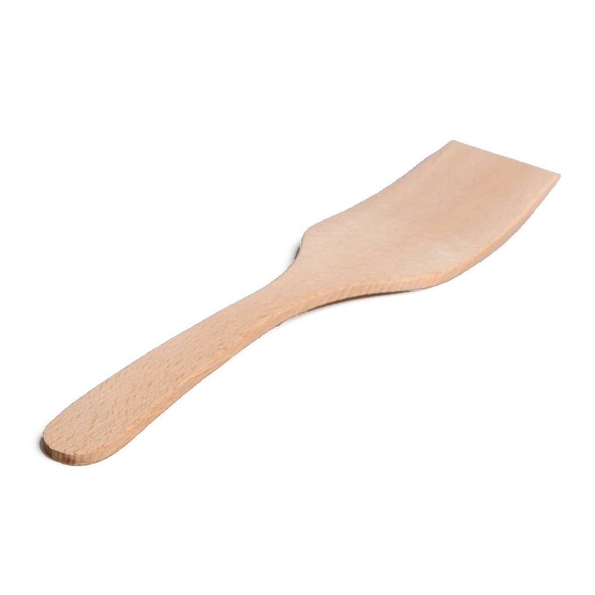 Spatel gebogen, beukenhout, 29,5 cm