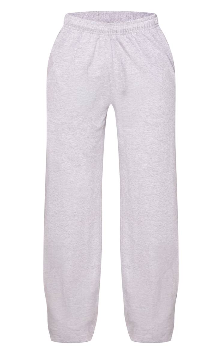 Gris Cendré Pantalon Large Taille Coulissée Petite
