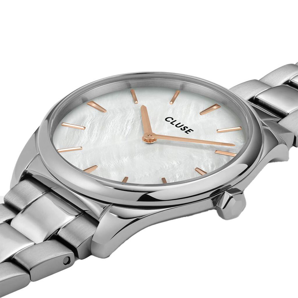 Montre Cluse Feroce Petite Blanc