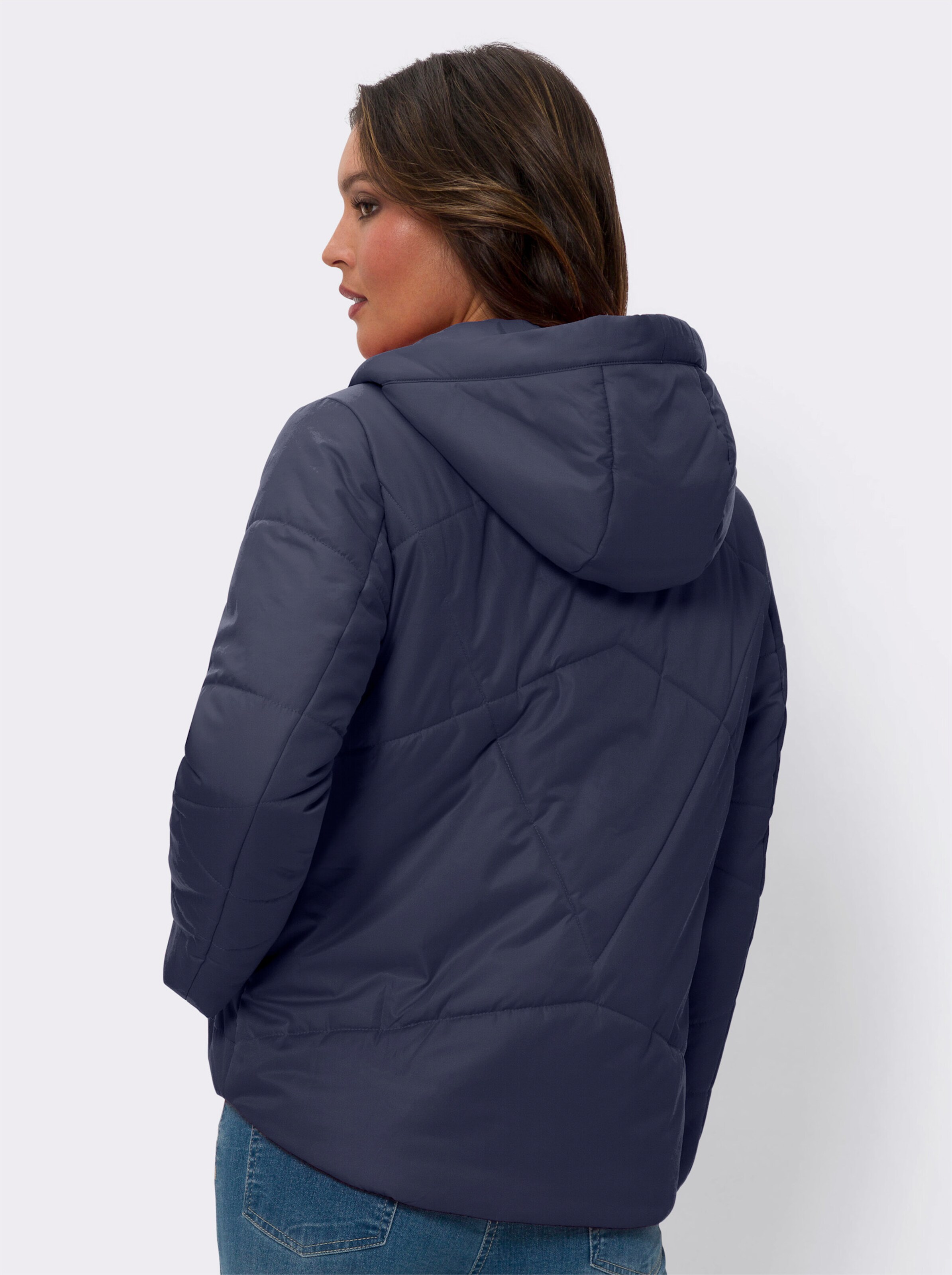Steppjacke mit Kapuze
