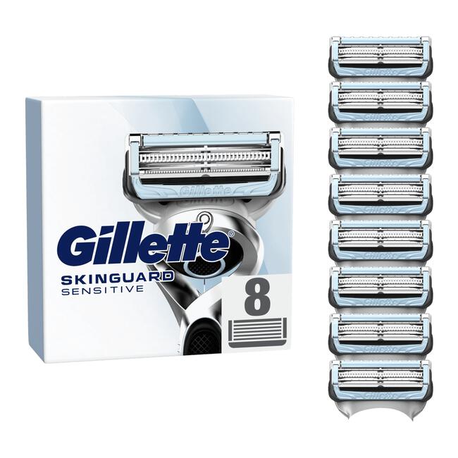 Gillette SkinGuard Sensitive Navulmesjes 8 stuks