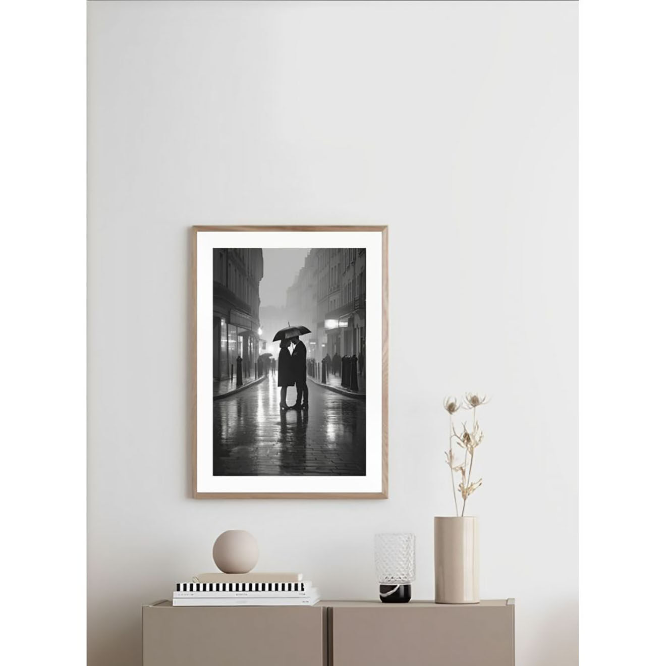 Hartman Affiche Old Paris 01  noir/blanc - 30x40 cm