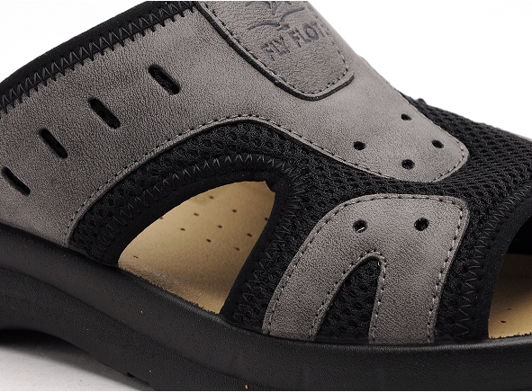 Flyflot mules et sabots homme fichet gris