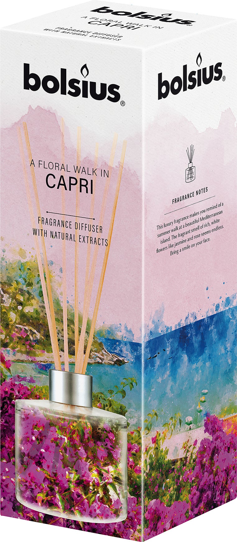 Bolsius geurstokjes Around the World Capri 100 ml