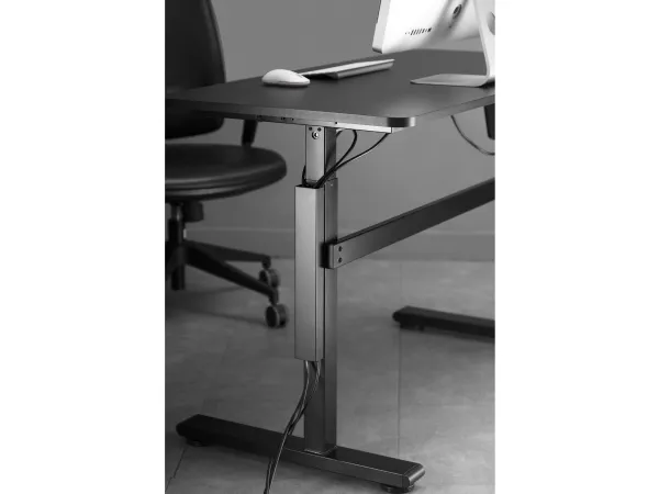 Equip 650865, Kabelbakke, Skrivebord, Sort