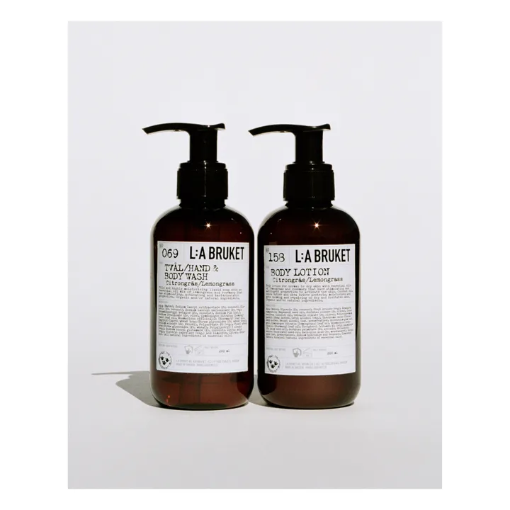 L:A BRUKET Coffret duo nettoyant & hydratant corps Citronnelle 209