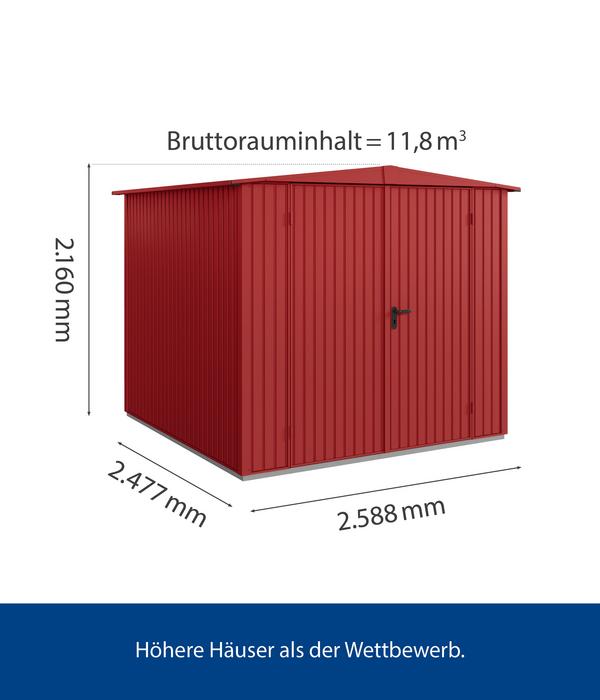 Hörmann Berry-Gerätehaus Classic-S Typ 2,