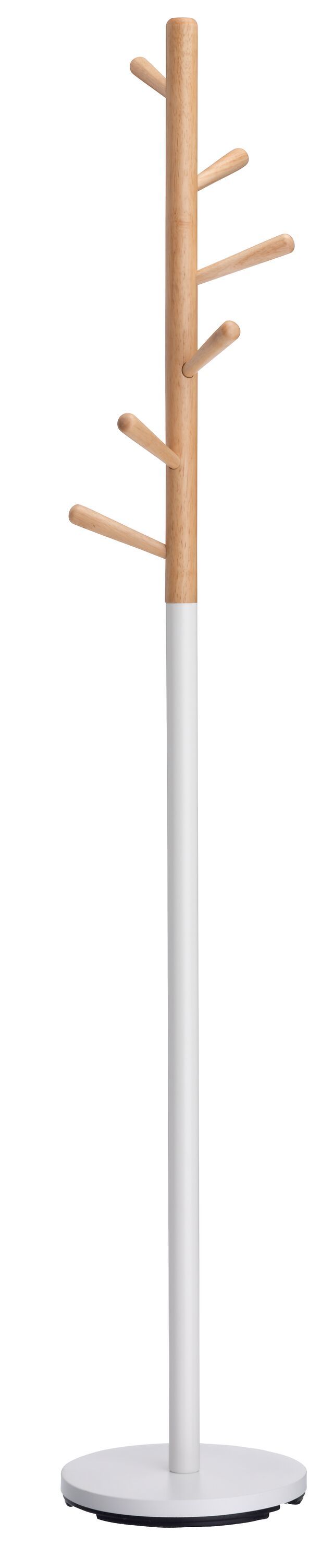 CELIA Kleiderständer - Weiss / B: 32.0 cm x T: 32.0 cm x H: 180.0 cm