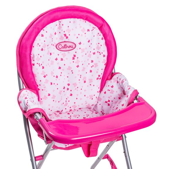 Chaise haute en métal