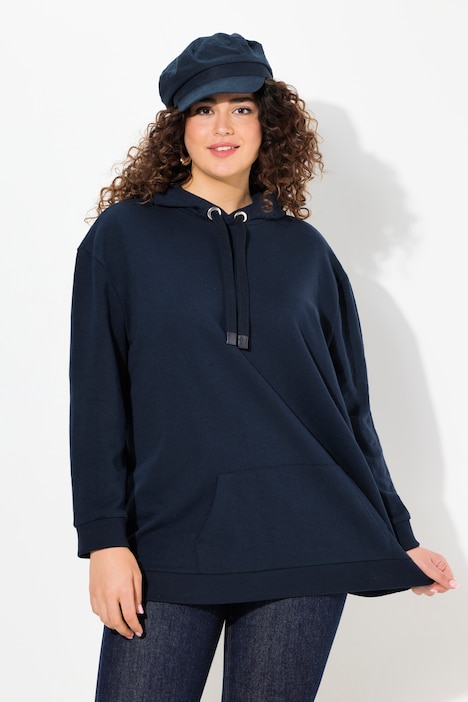 Hoodie, Schriftmotiv, Oversized, Kapuze, Langarm