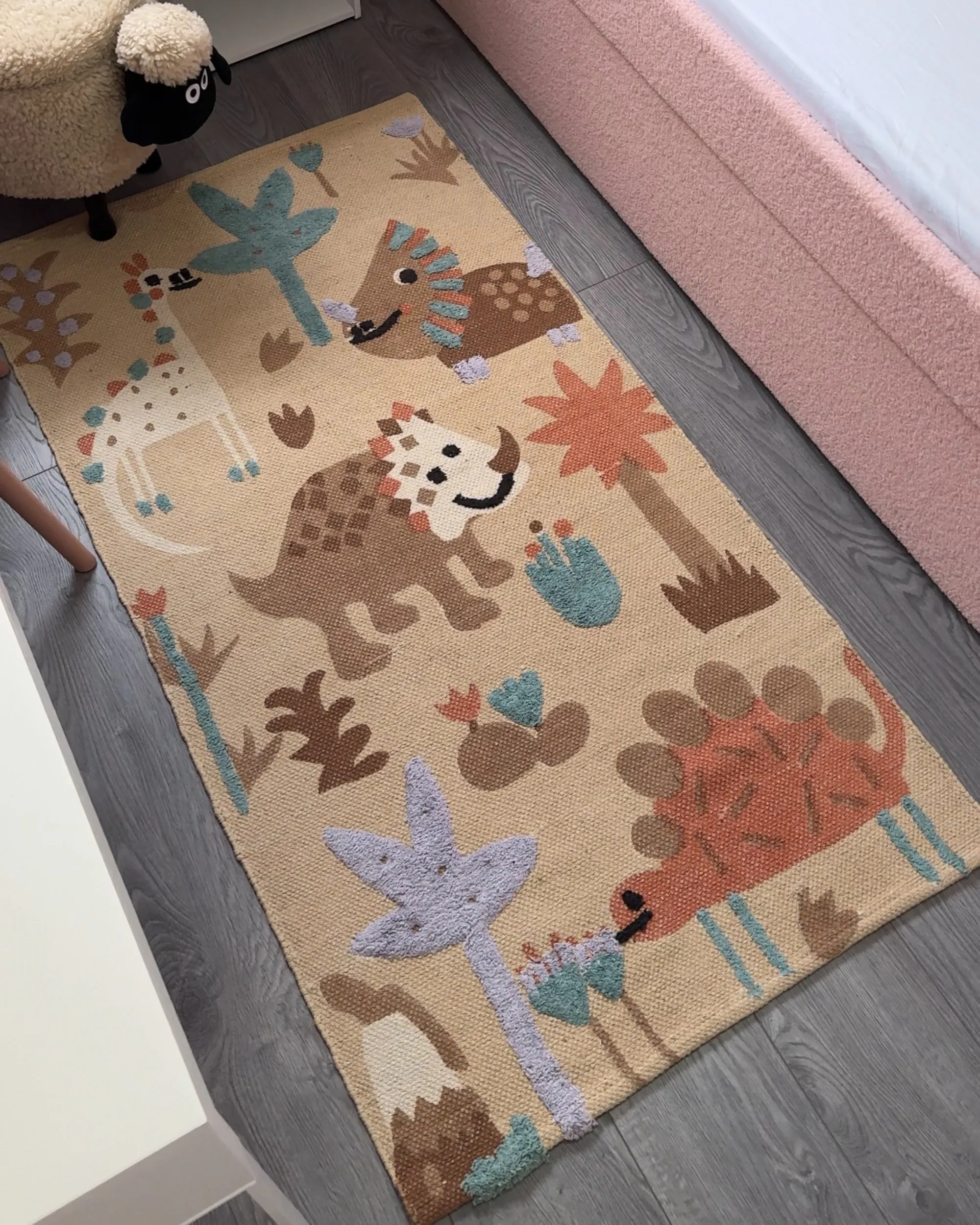 Kindervloerkleed STABAT Meerkleurig 80 x 150 cm Katoen