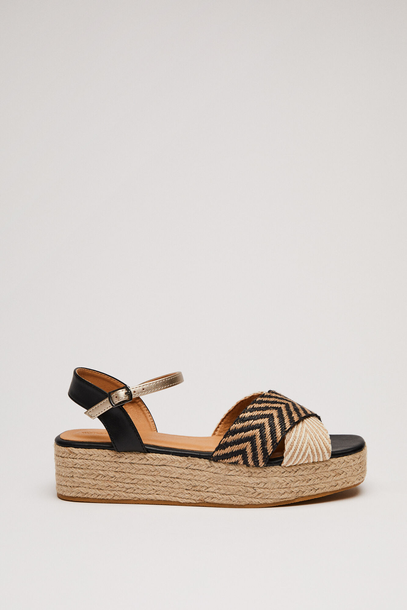 sandálias plataforma espadrille