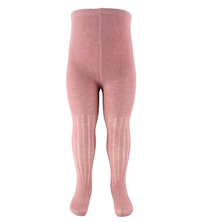 Minymo Strumpfhosen - Wolle - Rib - 2er-Pack - Brüniertes Fliede