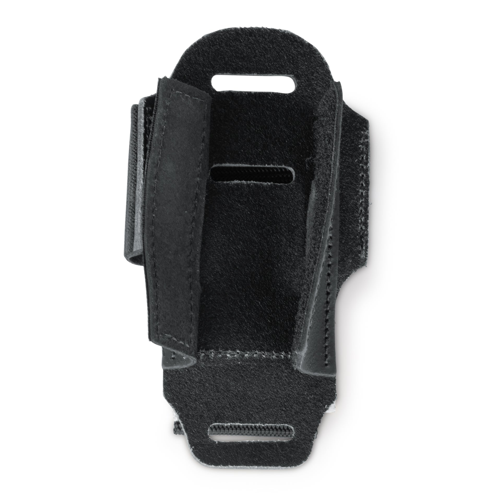 Levys Leathers MM14-BLK lederen houder voor draadloze zender - zwart