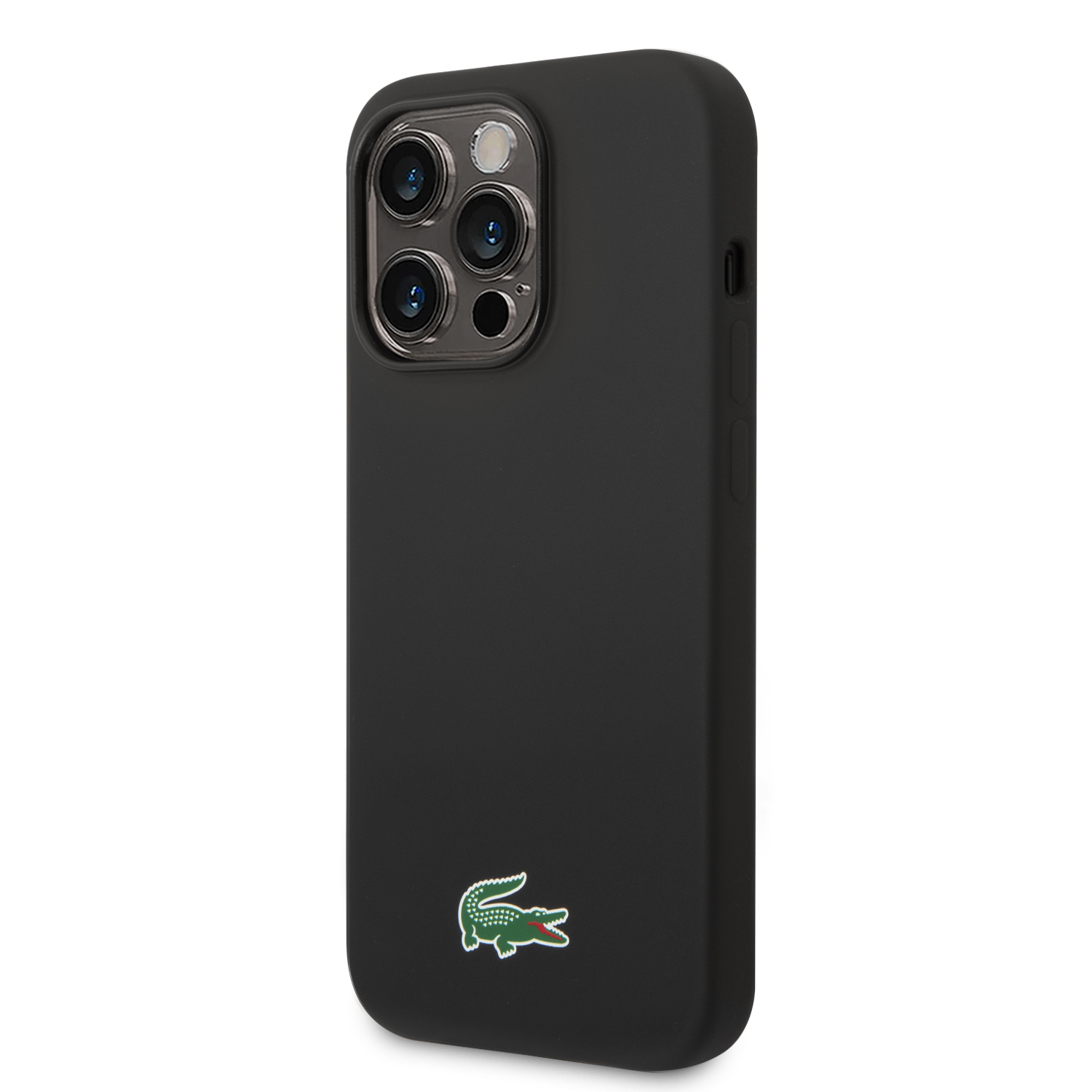 iPhone 15 Pro MagSafe Hardcase Silikon Hülle (LCHMP15LSLOK) - Schwarz