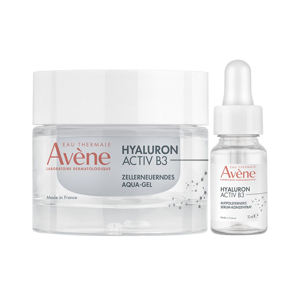 Avène- Besonders geeignet für empfindliche Haut und Personen mit hohem Sonnenrisiko – Innovative Hautpflege für strahlende Haut + Avène Hyaluron Activ B3 Serum 10ml GRATIS