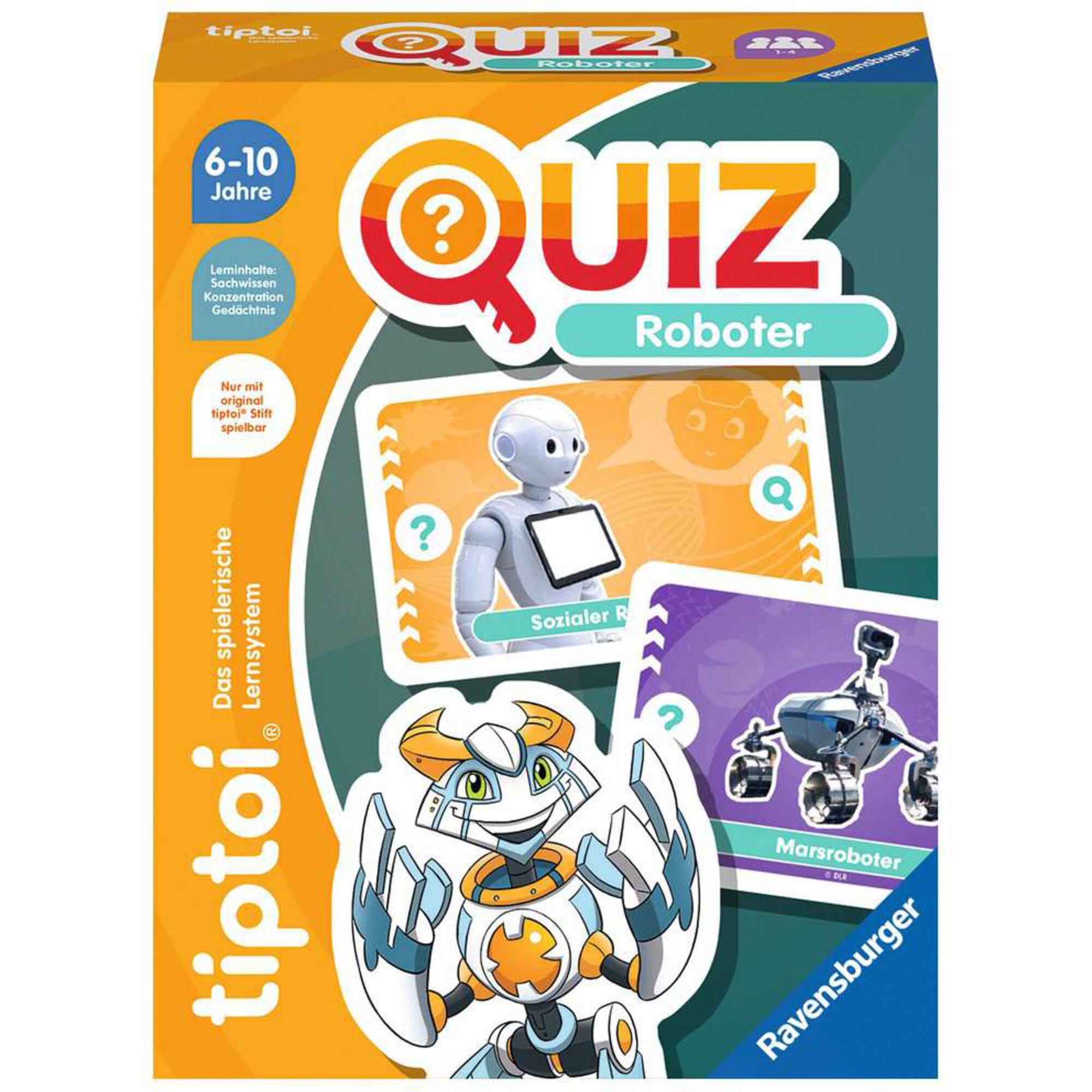 Ravensburger Quizspiel tiptoi Quiz Roboter