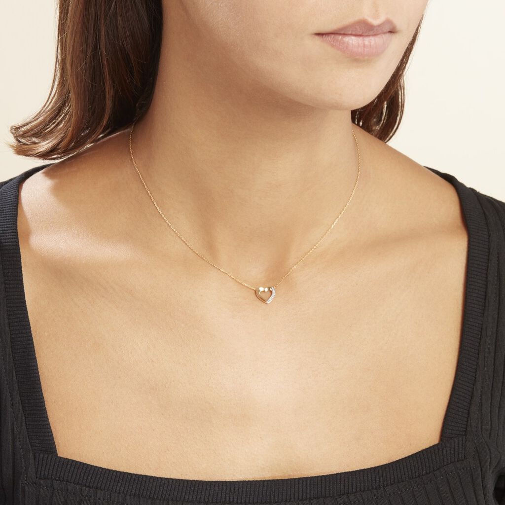 Collier Or Jaune Rosalynne Diamant