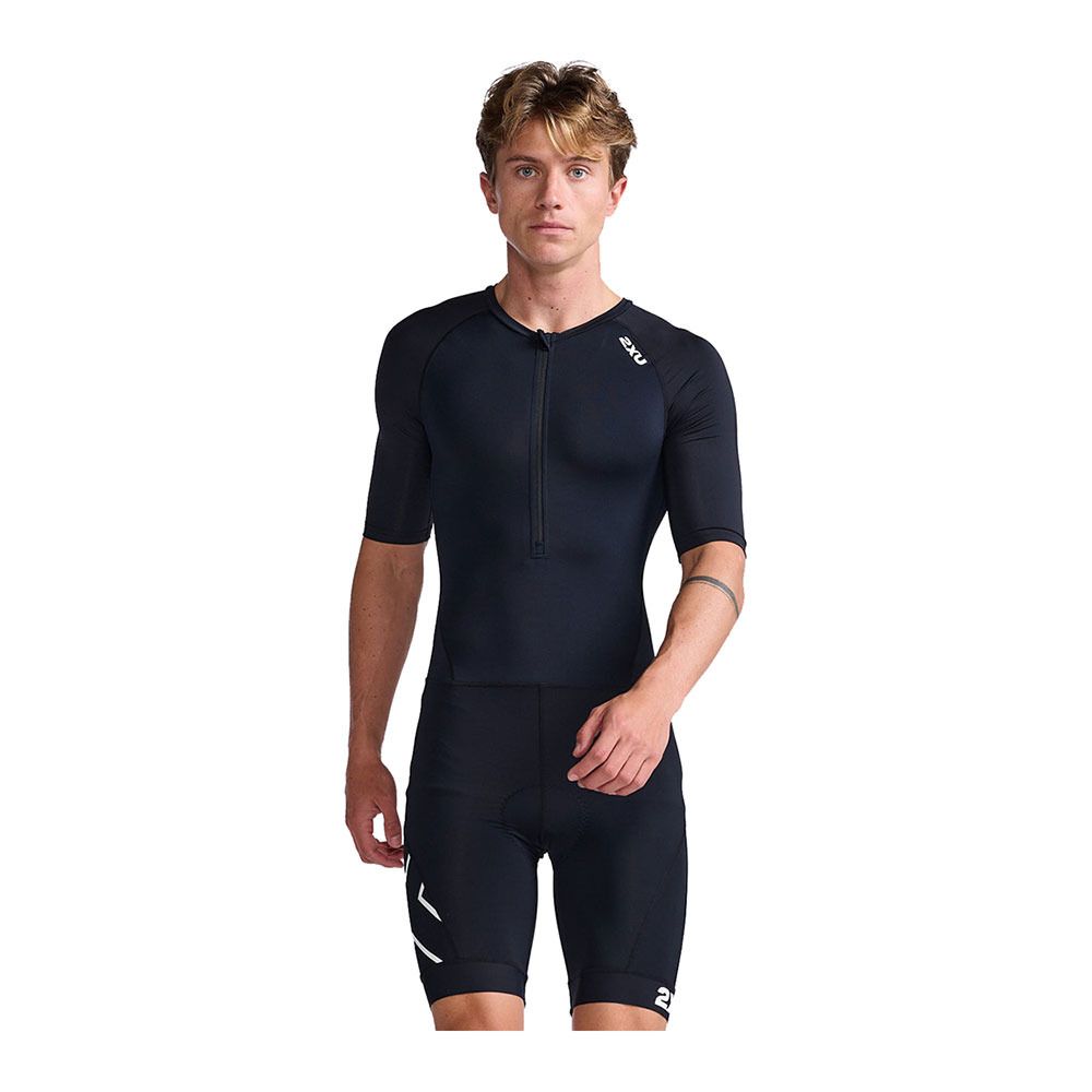2xu CORE FZ - Combinaison trifonction shorty 6/2 mm Homme black/white