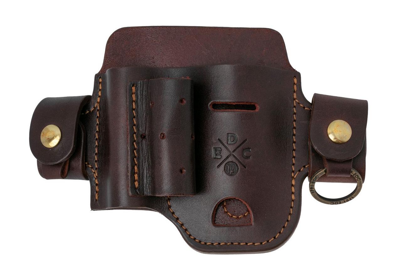 1791 EDC Heavy Duty Action-Snap Large Flex Tool Organizer EDC-HD-AS-LF-BUR-A Burgundy, lederen riemholster