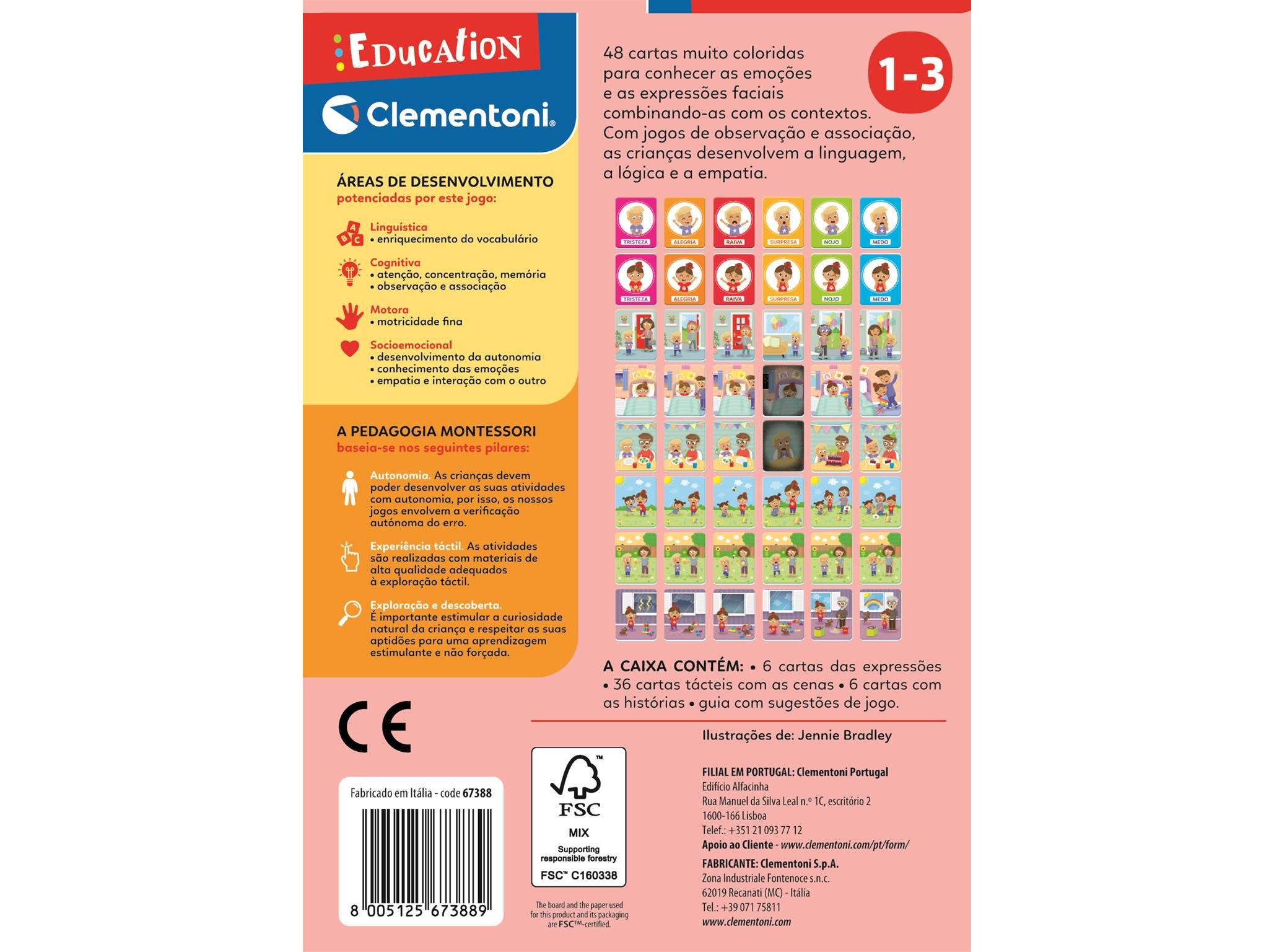 BABY MONTESSORI CARAS EMOÇÕES CLEMENTONI