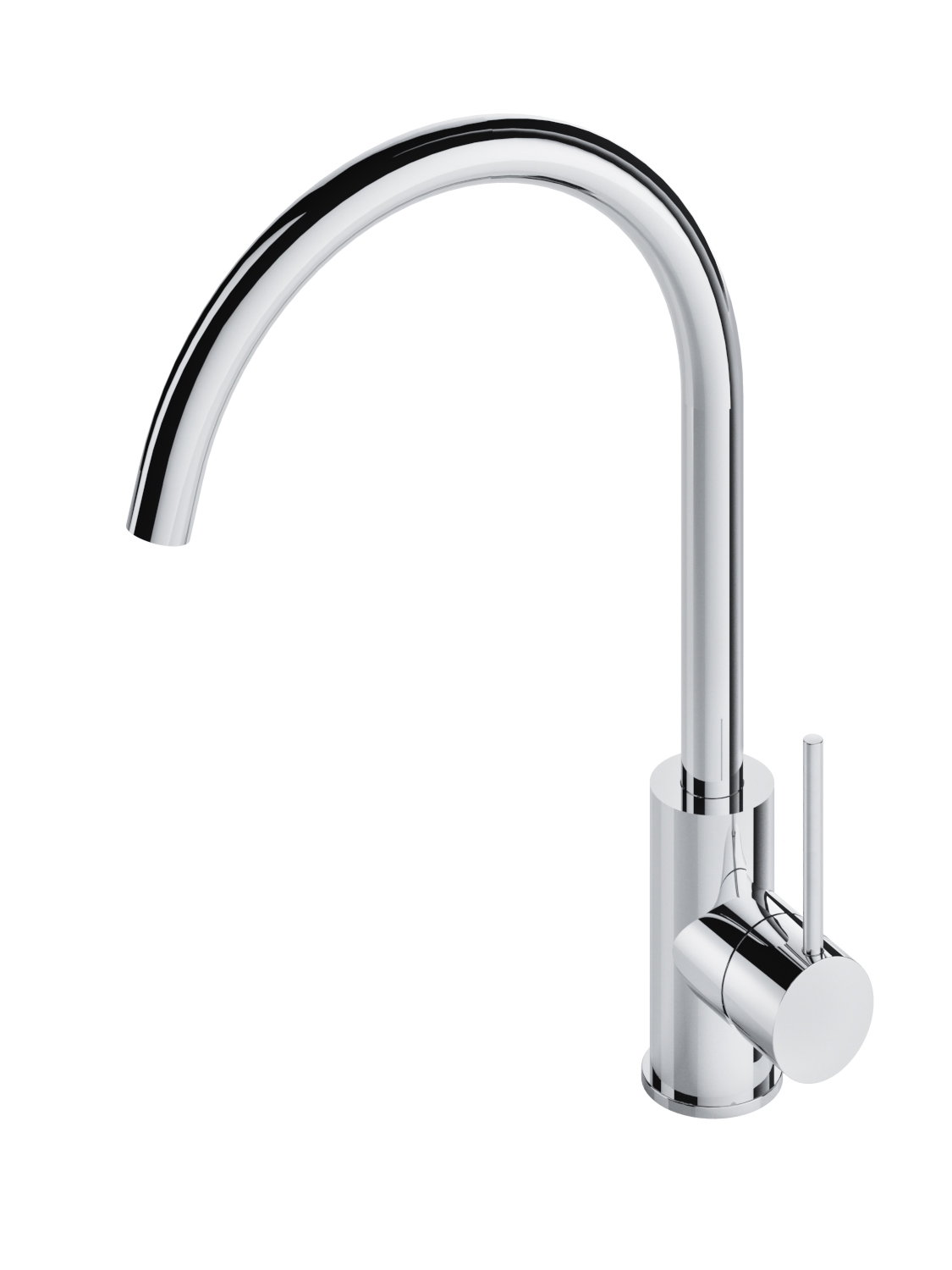 Hotbath Cobber Keukenmengkraan Draaibaar Geborsteld Messing CB040
