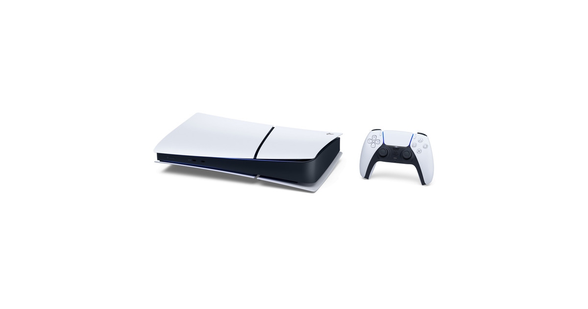 SonyPlayStation 5 Digital Edition (Slim) - 825 GB - Fortnite Flowering Chaos Bundel spelconsole  (Wit/zwart)