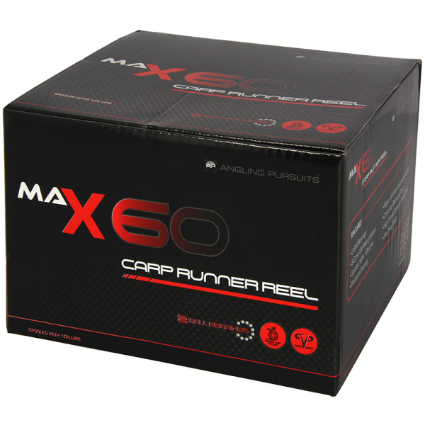 Moulinet Débrayable Angling Pursuits Max 'Carp Runner', garni de nylon en 8lb