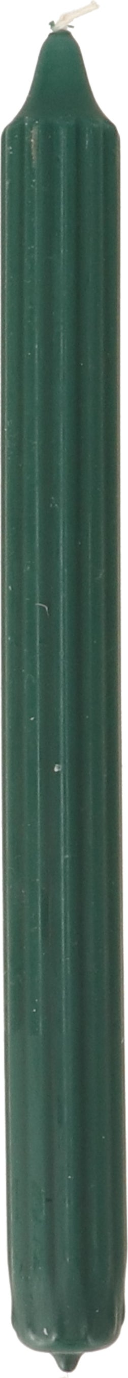 Dinerkaars Ribbed donkergroen 7 uur D 2,2 H 24 cm