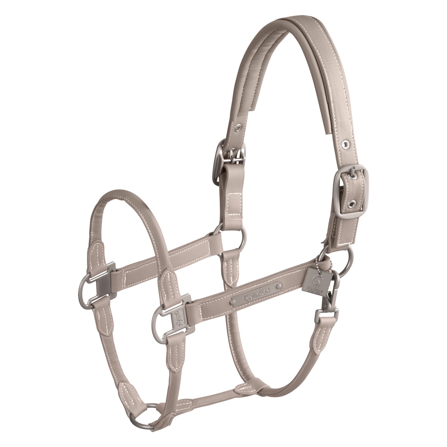 ESKADRON Classic Sports Halfter Leather Double Pin  - velvet taupe