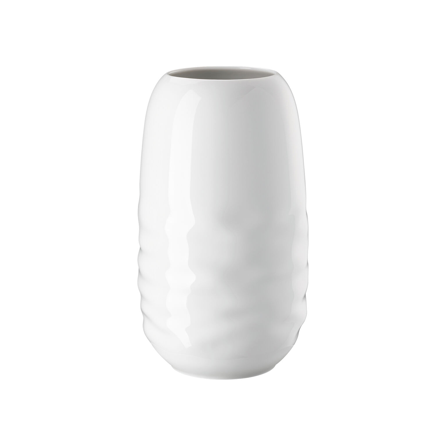 Vesi Wavelets weiss Vase 25 cm