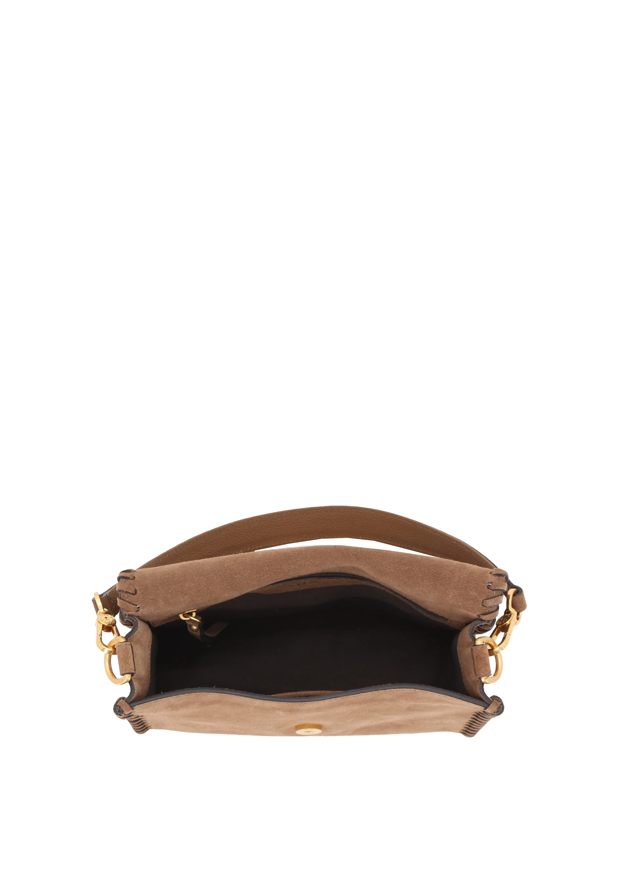 Shoulder bag TEMI STITCH Leather Suede Standard