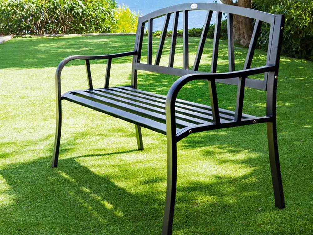 Banc de jardin en métal alvernia