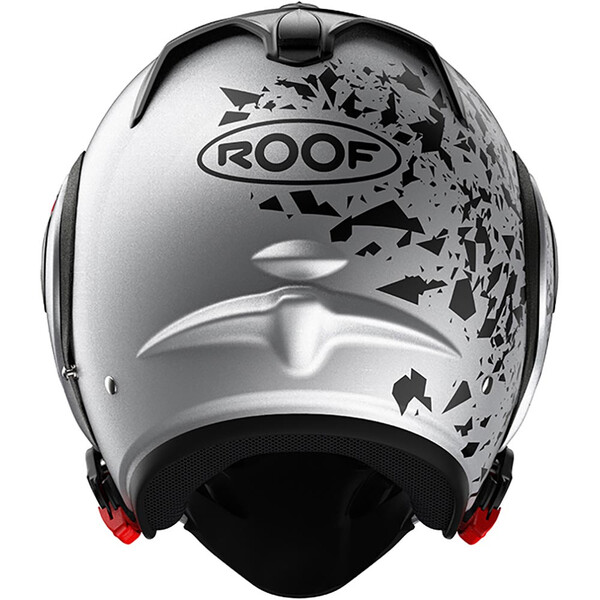 Roof - Casque Boxer Alpha Blackstar Argent / Noir Mat
