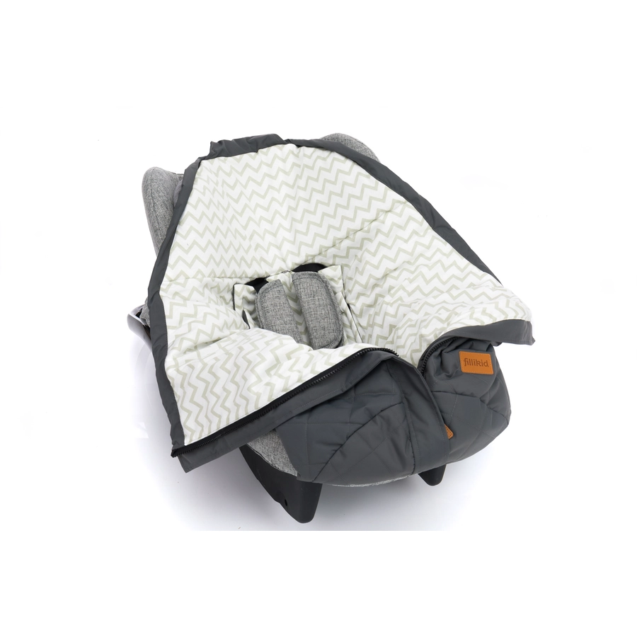 fillikid Sommerfußsack Light Small Gruppe 0 Grau